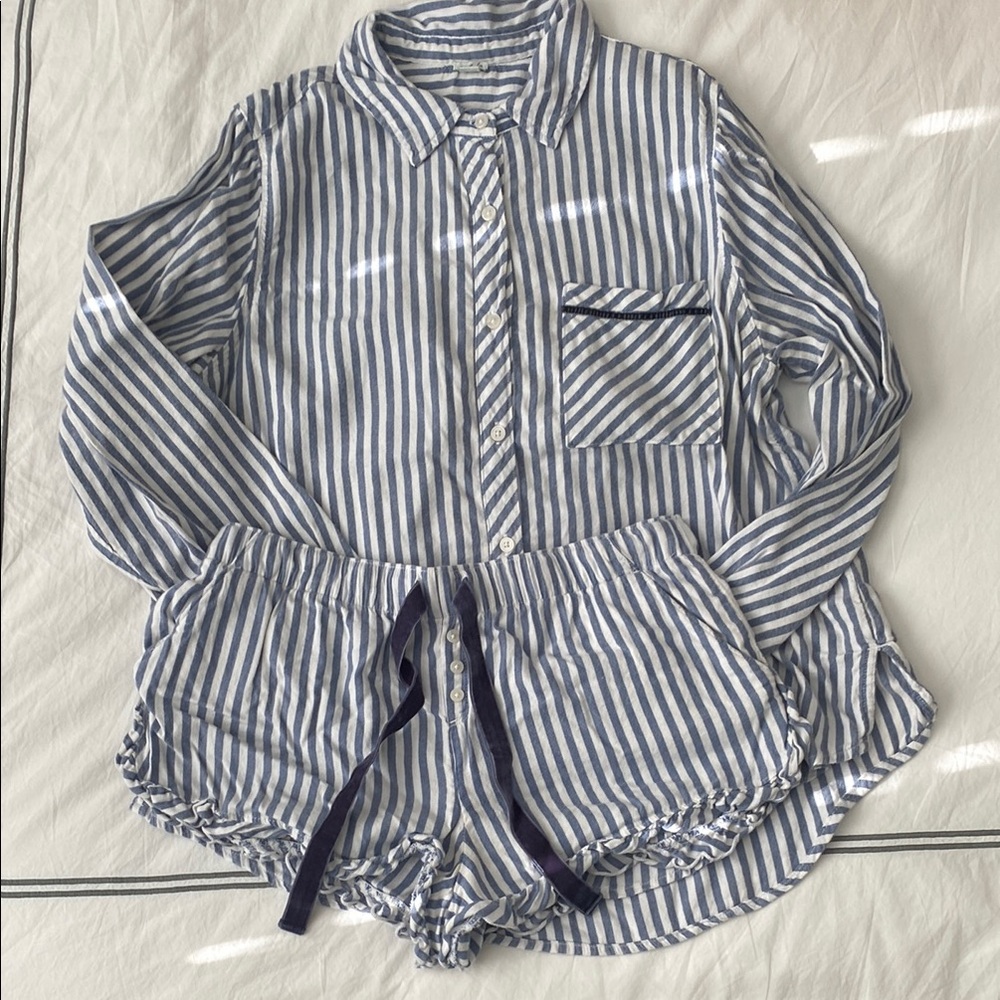 Striped Pajama Set